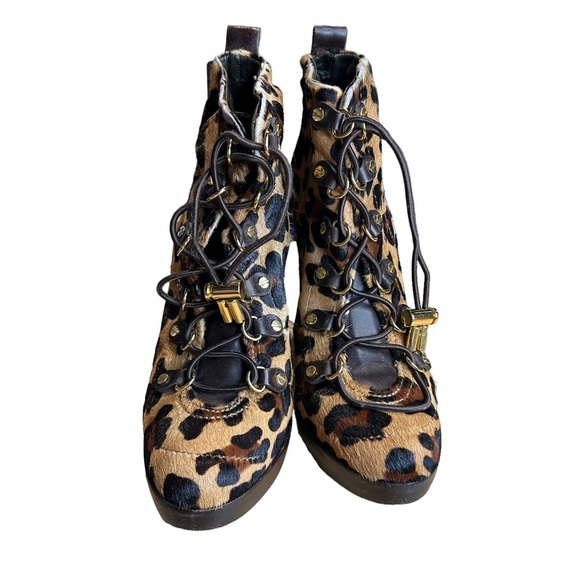 Tory Burch Halima Cheetah Print Boots - Picture 4 of 9